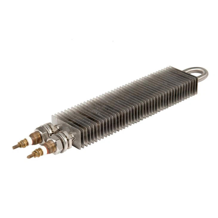 110v 220v industrielt rustfritt stål finned stripe rørformet varmeelement for luftvarme